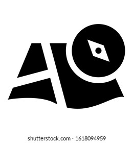 map icon isolated sign symbol vector illustration - high quality black style vector icons
