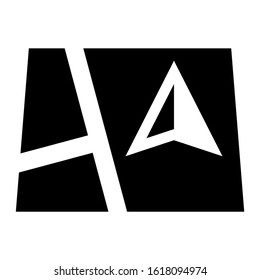 map icon isolated sign symbol vector illustration - high quality black style vector icons
