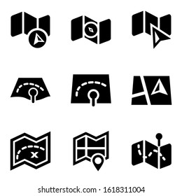map icon isolated sign symbol vector illustration - Collection of high quality black style vector icons
