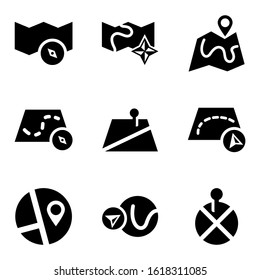 map icon isolated sign symbol vector illustration - Collection of high quality black style vector icons
