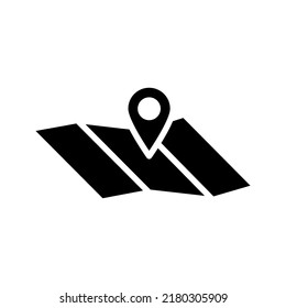 Map icon. location sign. vector illustration