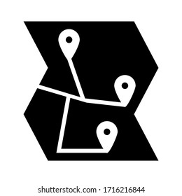 map icon or logo isolated sign symbol vector illustration - high quality black style vector icons

