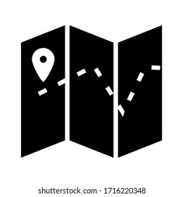 map icon or logo isolated sign symbol vector illustration - high quality black style vector icons
