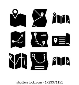 map icon or logo isolated sign symbol vector illustration - Collection of high quality black style vector icons

