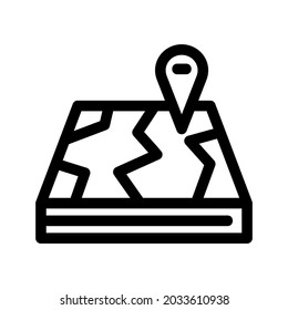map icon or logo isolated sign symbol vector illustration - high quality black style vector icons
