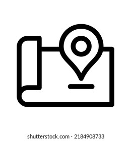 map icon or logo isolated sign symbol vector illustration - high quality black style vector icons
