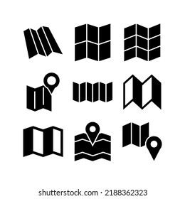 map icon or logo isolated sign symbol vector illustration - Collection of high quality black style vector icons
