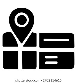 Map icon or logo isolated sign symbol vector illustration - high quality black style vector icons