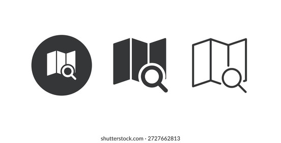 Kartensymbol. Symbol für mehrere Serien. Perfektes Pixel einzeln auf weißem Hintergrund. Vektorgrafik