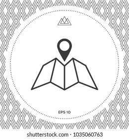 Map icon with Pin Pointer