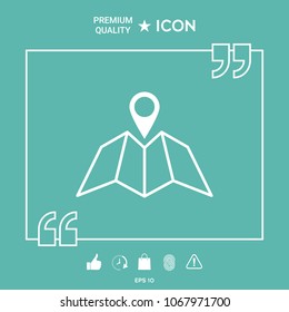 Map icon with Pin Pointer