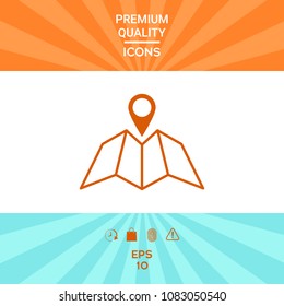 Map icon with Pin Pointer