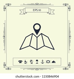 Map icon with Pin Pointer