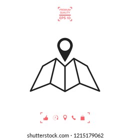 Map icon with Pin Pointer