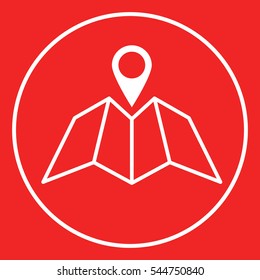Map icon with Pin Pointer