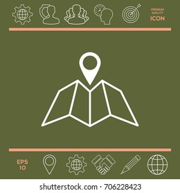 Map icon with Pin Pointer
