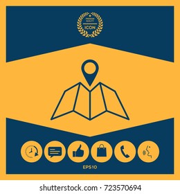 Map icon with Pin Pointer