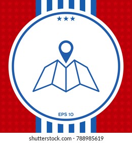 Map icon with Pin Pointer