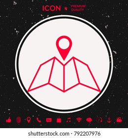 Map icon with Pin Pointer