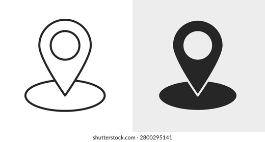 Map Icon represents locations, navigation, routes, and geographic information.