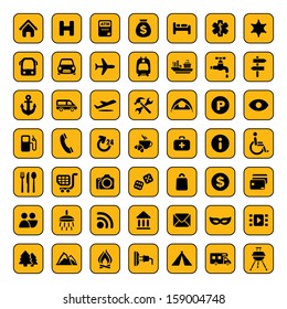 Map icon set