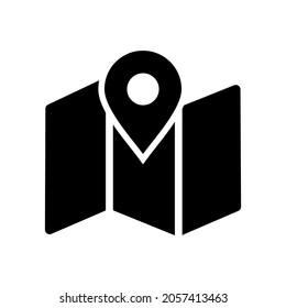 map icon set, map vector set sign symbol