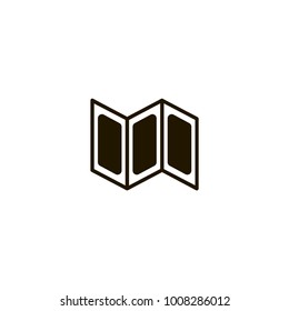 map icon. sign design