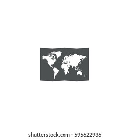 map icon. sign design