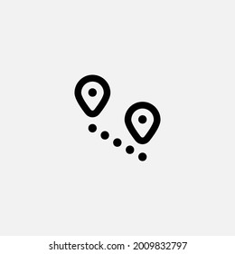 Map icon sign vector,Symbol, logo illustration for web and mobile