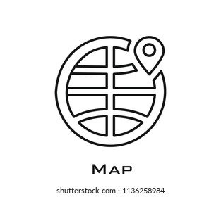 Map icon signs