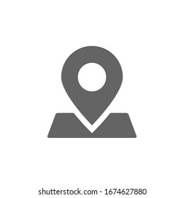 Map icon. Simple vector summer icons for ui and ux, website or mobile application