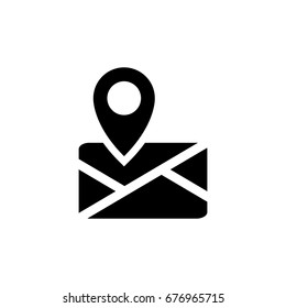 Map icon in trendy flat style isolated on white background. Symbol for your web site design, logo, app, UI. Vector illustration, EPS