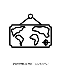 map icon vector
