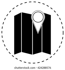map icon vector