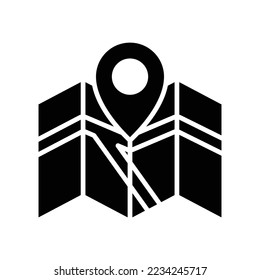 map icon vector design template in white background