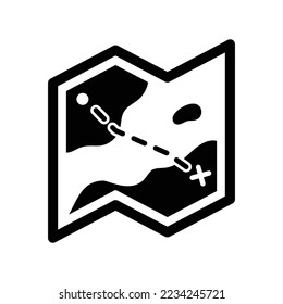 map icon vector design template in white background