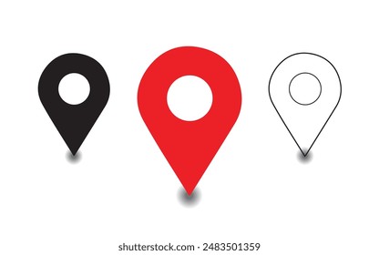 map icon vector Free Download GPS marker, location Icon Clip art