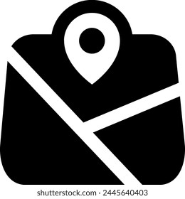 map icon vector illustration asset element