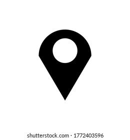 Map icon vector illustration. Flat style