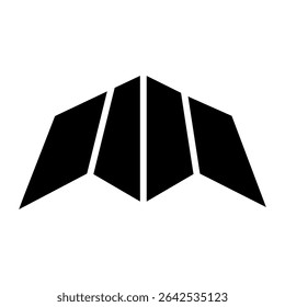 Ícone vetor do mapa. Sinal de ilustração do navegador. Fixar símbolo. Ícone de local da Web. Logotipo de navegação.