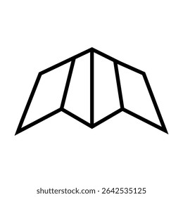Map icon vector. Navigator illustration sign. Pin symbol. Location web icon. Navigation logo.