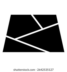 Ícone vetor do mapa. Sinal de ilustração do navegador. Fixar símbolo. Ícone de local da Web. Logotipo de navegação.