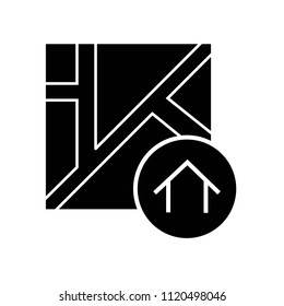 Map icon vector icon. Simple element illustration. Map symbol design. Can be used for web and mobile.