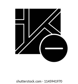 Map icon vector icon. Simple element illustration. Map symbol design. Can be used for web and mobile.