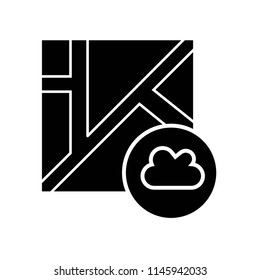 Map icon vector icon. Simple element illustration. Map symbol design. Can be used for web and mobile.