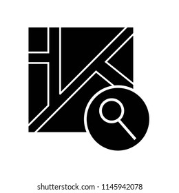 Map icon vector icon. Simple element illustration. Map symbol design. Can be used for web and mobile.