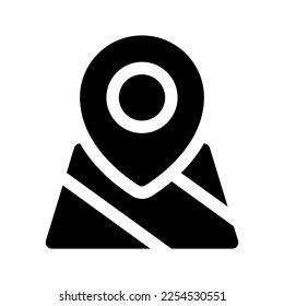 Map Icon Vector Symbol Design Illustration