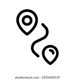 Map Icon Vector Symbol Design Illustration