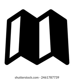 Map icon for web, app, infographic