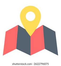 Map icon, for web, app, infographic, etc